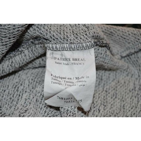 Patrice Breal Gray Belted Tunic Knit Cap Sleeve - Picture 5 of 6